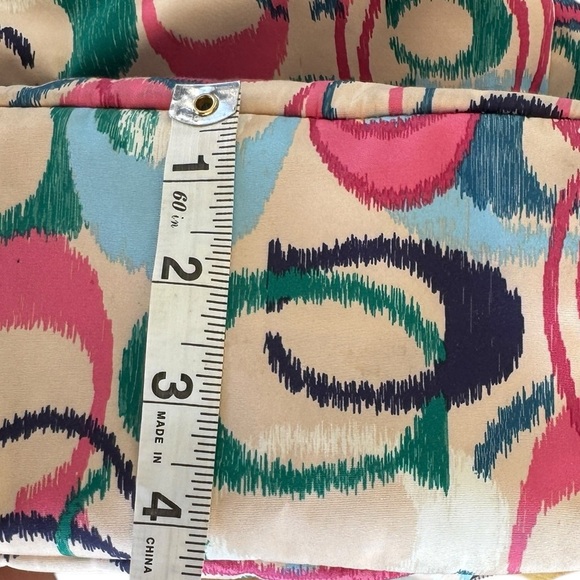 Vintage Coach IKat Print Multi Color Nylon Drawstring Backpack Rucksak F24451 - Picture 10 of 14